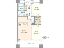 【大阪府/大阪市中央区谷町】シティハウス上本町 間取り図