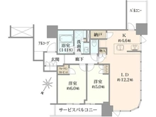 【大阪府/大阪市福島区福島】シエリアタワー中之島 間取り図