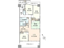 【兵庫県/尼崎市東難波町】キングマンション尼崎シエナシティ 間取り図