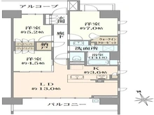 【大阪府/大阪市北区西天満】ウェリス西天満 間取り図