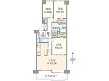 【大阪府/大阪市都島区友渕町】ベル・パークシティ画地II K棟 間取り図