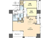 【大阪府/大阪市西区新町】ワコーレ大阪新町タワーレジデンス 間取り図