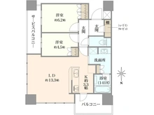 【大阪府/大阪市北区同心】エルグレースタワー大阪同心 間取り図