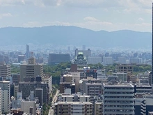 【大阪府/大阪市中央区高麗橋】The Kitahama 眺望：ズーム有り