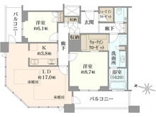 【大阪府/大阪市北区大深町】グランフロント大阪オーナーズタワー 間取り図