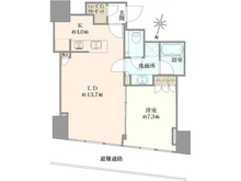 【大阪府/大阪市北区堂島】ブリリアタワー堂島 間取り図