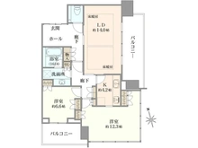 【大阪府/大阪市北区大深町】グラングリーン大阪　ザ・ノースレジデンス 間取り図