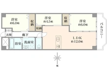 【大阪府/大阪市北区池田町】ローレルハイツ北天満 2号棟 間取り図