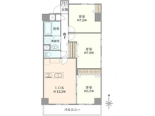 【大阪府/大阪市中央区内本町】メゾン東船場 間取り図