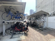 【大阪府/大阪市北区天満】クリスタルブライト天満橋リバーサイド 駐輪場