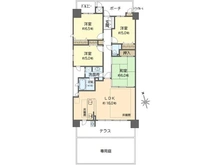 【大阪府/大阪市住吉区大領】ロイヤルアーク長居公園 間取り図