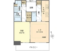 【大阪府/大阪市北区大深町】グラングリーン大阪　ザ・ノースレジデンス 間取り図