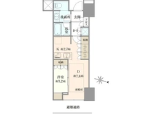 【大阪府/大阪市北区堂島】ブリリアタワー堂島 間取り図