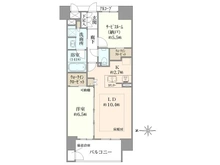 【大阪府/大阪市北区天神橋】ラシュレ扇町公園 間取り図