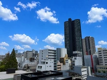 【大阪府/大阪市福島区鷺洲】リバーガーデン福島木漏れ日の丘 CDEF棟 眺望：バルコニーから撮影