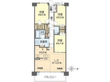 【大阪府/大阪市城東区関目】プラウド関目 間取り図