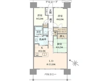 【大阪府/大阪市北区中津】パークホームズノースゲートスクエア 間取り図