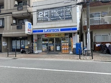 【大阪府/大阪市都島区中野町】サンフォーリーフタウン桜ノ宮 サンミットコート ローソン都島中野町4丁目店（現地より約210m）：