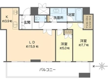 【大阪府/大阪市北区大淀南】ローレルタワーサンクタス梅田 間取り図
