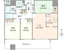 【大阪府/大阪市福島区福島】シティタワー西梅田 間取り図