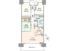 【兵庫県/神戸市中央区栄町通】パークホームズ神戸ザ・レジデンス 間取り図