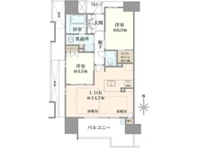 【大阪府/大阪市福島区福島】ザ・パークハウス大阪福島 間取り図