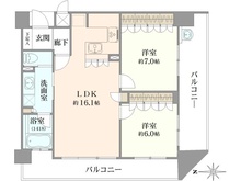 【大阪府/大阪市城東区今福西】リーガル大阪城東 間取り図