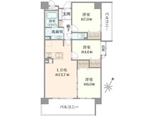 【大阪府/大阪市鶴見区焼野】アービング鶴見緑地公園 間取り図
