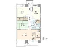 【大阪府/大阪市西区南堀江】リベール南堀江アネックス 間取り図