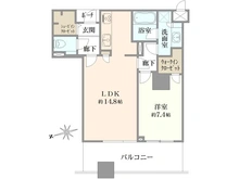 【大阪府/大阪市中央区上本町西】タワーザ上町台 間取り図