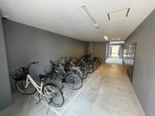 【大阪府/大阪市福島区海老江】プレサンス海老江ジャルダン 駐輪場