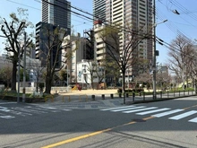 【大阪府/大阪市北区大淀南】メロディーハイム新梅田 大淀南公園（現地より約190m）：徒歩3分