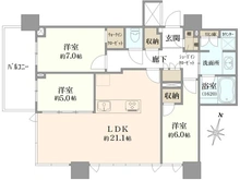 【大阪府/大阪市北区野崎町】シティタワー東梅田パークフロント 間取り図