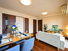 【大阪府/大阪市北区本庄東】アデニウムタワー梅田 リビング・ダイニング