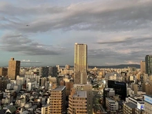 【大阪府/大阪市北区本庄東】アデニウムタワー梅田 眺望：21階東向きバルコニーから