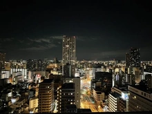 【大阪府/大阪市北区本庄東】アデニウムタワー梅田 眺望：21階東向きバルコニーから