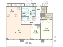 【大阪府/大阪市中央区北浜】北浜ミッドタワー 間取り図