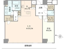【大阪府/大阪市北区堂島】ブリリアタワー堂島 間取り図