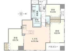 【大阪府/大阪市福島区福島】グレイスロワ福島 間取り図