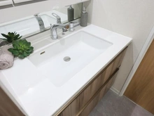 【大阪府/大阪市北区西天満】ル・グランデ東梅田 洗面室：洗面化粧台