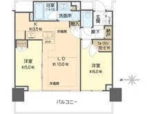 【大阪府/大阪市北区野崎町】シティタワー東梅田パークフロント 間取り図