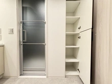 【大阪府/大阪市中央区久太郎町】ジオタワー堺筋本町 収納：洗面室