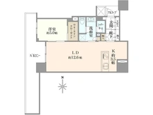 【大阪府/大阪市中央区久太郎町】ジオタワー堺筋本町 間取り図