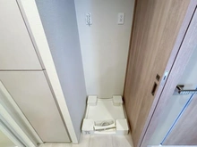 【大阪府/大阪市北区豊崎】シエリア梅田豊崎 洗面所：洗濯機置き場