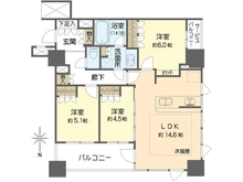 【大阪府/大阪市中央区久太郎町】プレサンスレジェンド堺筋本町タワー 間取り図