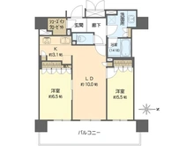 【大阪府/大阪市中央区南本町】ブランズタワー御堂筋本町 間取り図