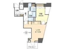【大阪府/大阪市中央区高麗橋】プラウドタワー北浜 間取り図