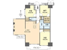 【大阪府/大阪市城東区東中浜】ライオンズマンション城東緑橋 間取り図