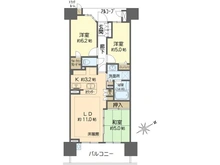 【大阪府/大阪市此花区島屋】リバーガーデンシティさくらの丘 A棟 間取り図