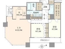 【大阪府/大阪市中央区高麗橋】The Kitahama 間取り図
